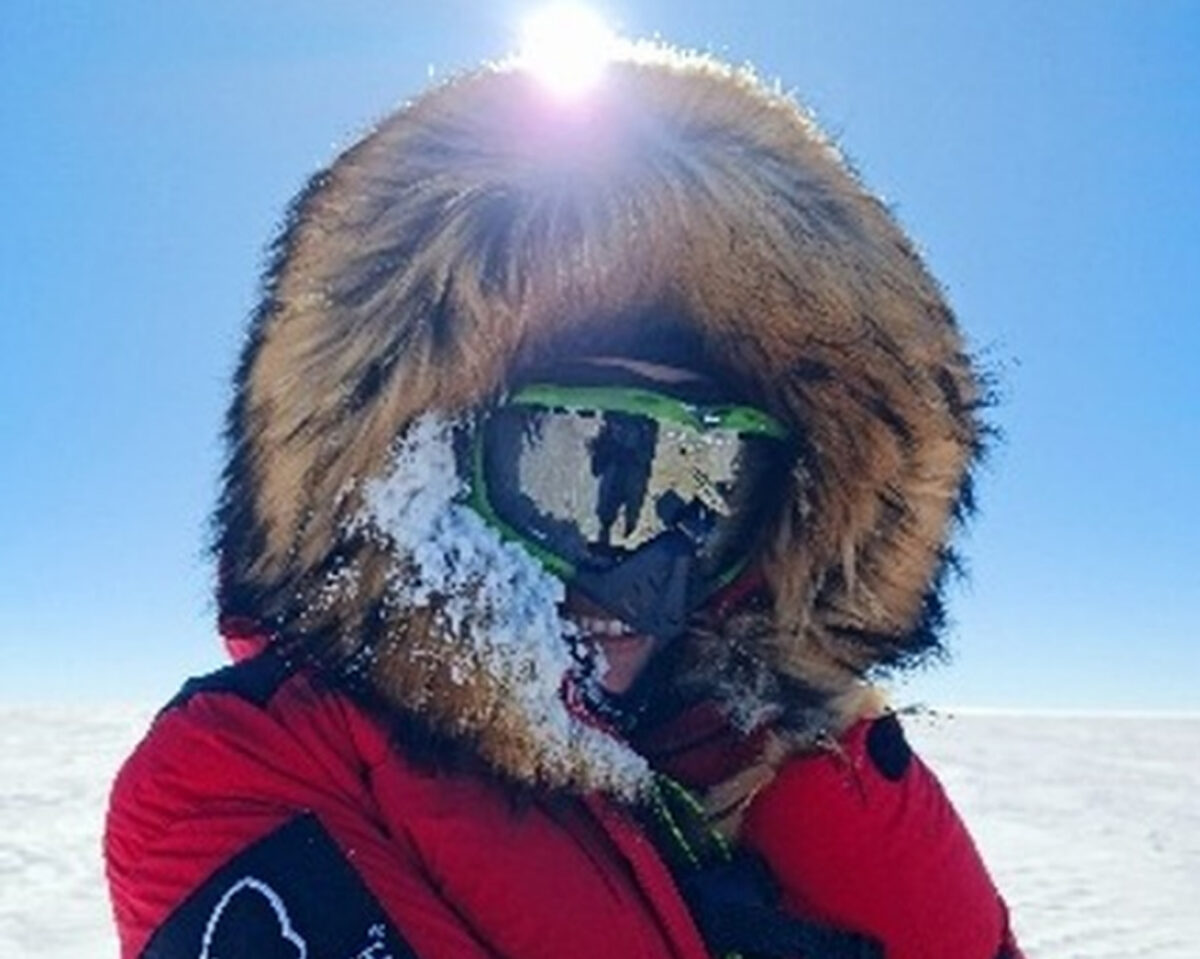 Lucie Výborná na expedici na Jižní pól. Foto: Lucie Výborná