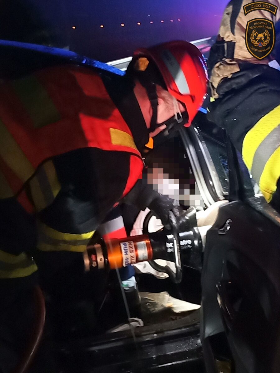 Velké množství nehod řešili hasiči na Zlínsku. Foto: HZS