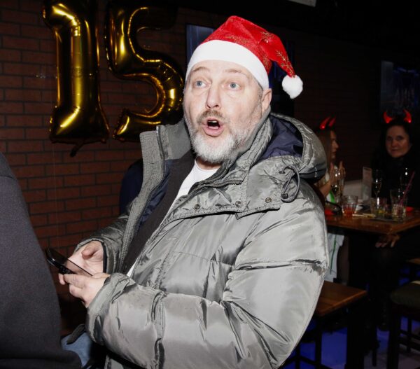 Roman Ondráček na Mikulášské party v klubu La Fuente. Foto: Pavel Gwužď / Nextfoto