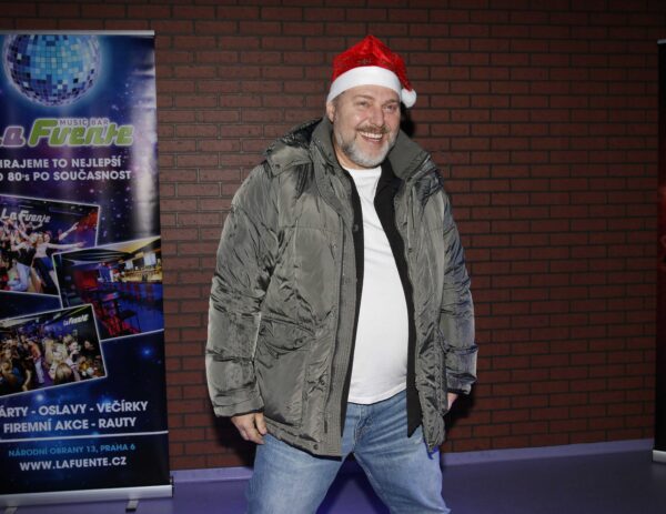 Roman Ondráček na Mikulášské party v klubu La Fuente. Foto: Pavel Gwužď / Nextfoto