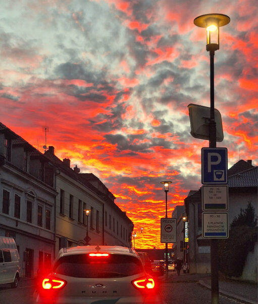 Červánky nad Brandýsem nad Labem. Foto: FB / Jiří Bureš