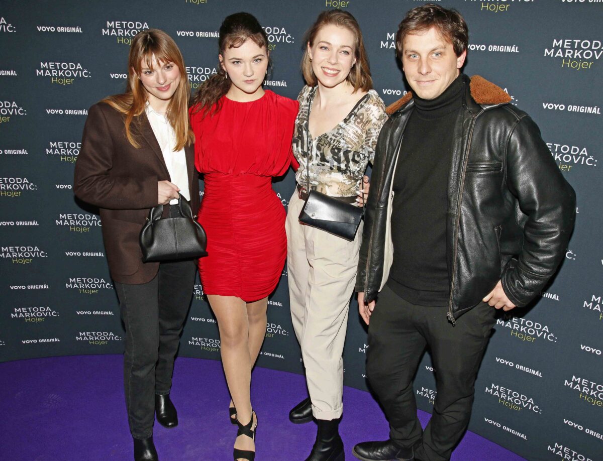 Agáta Červinková, Štěpánka Kryštůfková, Veronika Fingerhutová a Kryštof Bartoš. Foto: Nextfoto