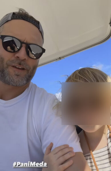 Moderátor Ondřej Novotný je už s dcerou Medou v Dominikánské republice. Foto: IG
