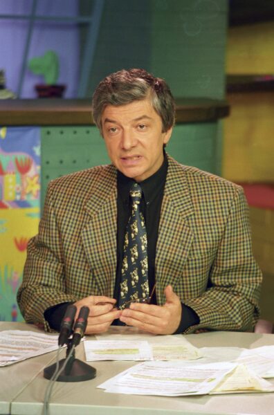 Vladimír Železný ve svém tehdejším pořadu Volejte řediteli. Foto: TV Nova