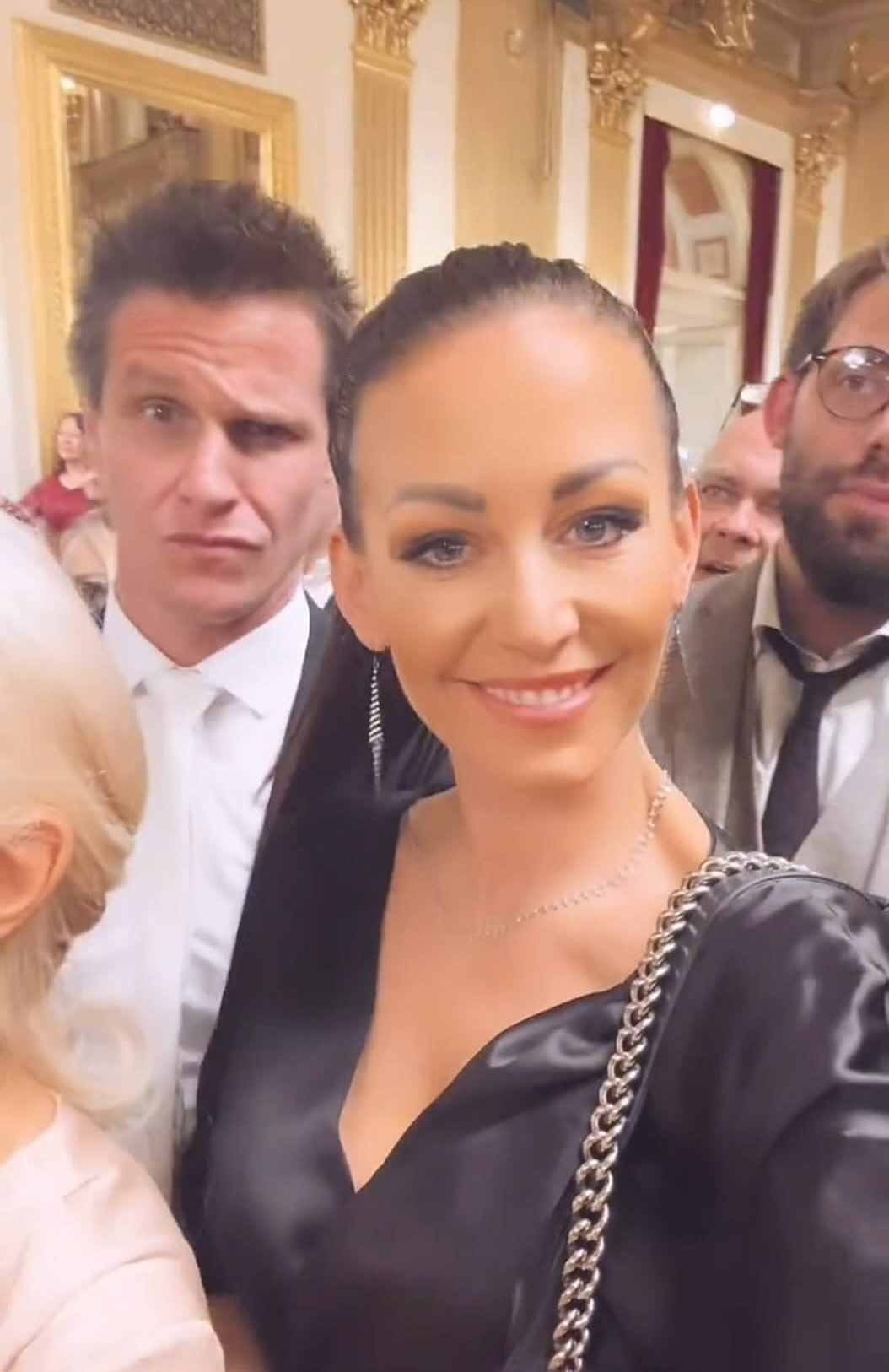Mirek Dopita, Agáta Hanychová a bratr Cyril Navrátil.