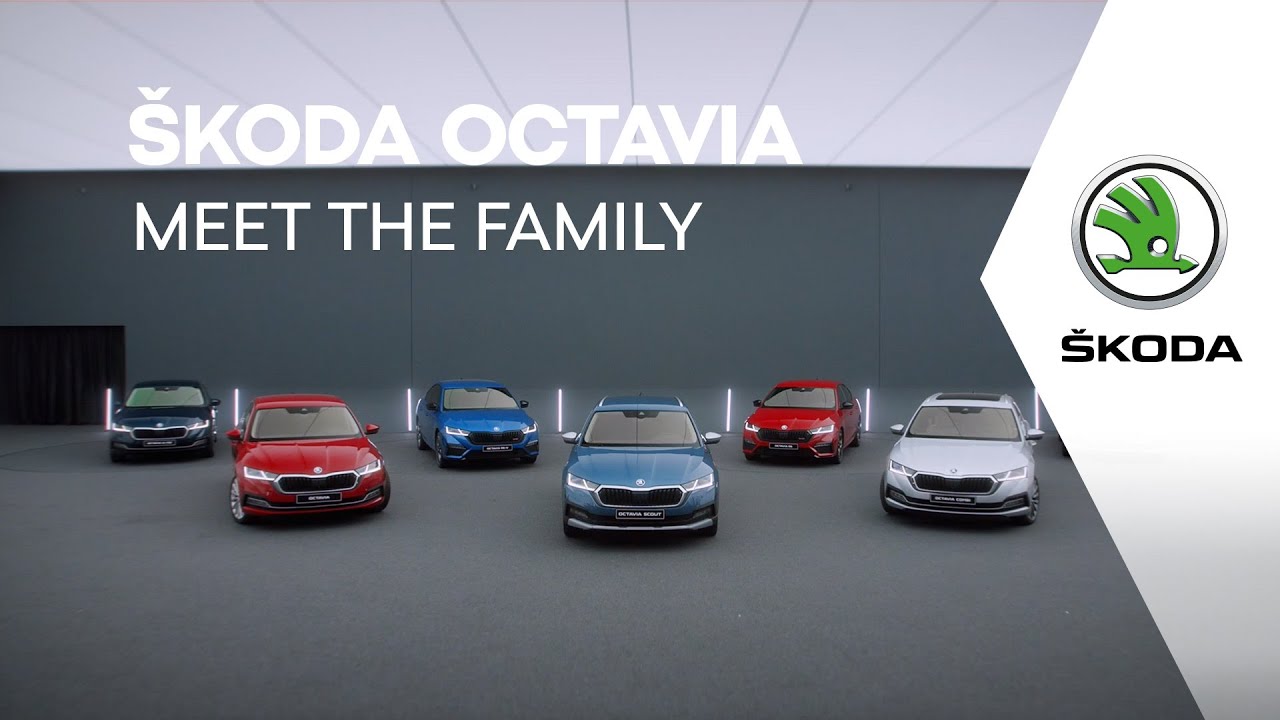 Video Thumbnail: THE ALL-NEW ŠKODA OCTAVIA: Introducing the whole family