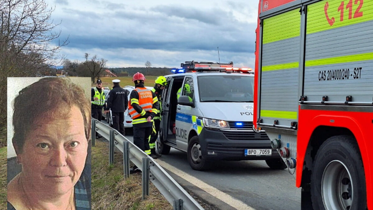 Tragická nehoda, při které zemřela záchranářka Jana. Foto: Krimi Plzeň