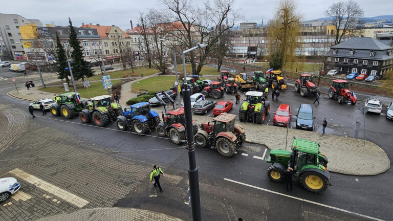 Protest zemědělců. Foto: FB / Martin Haliti