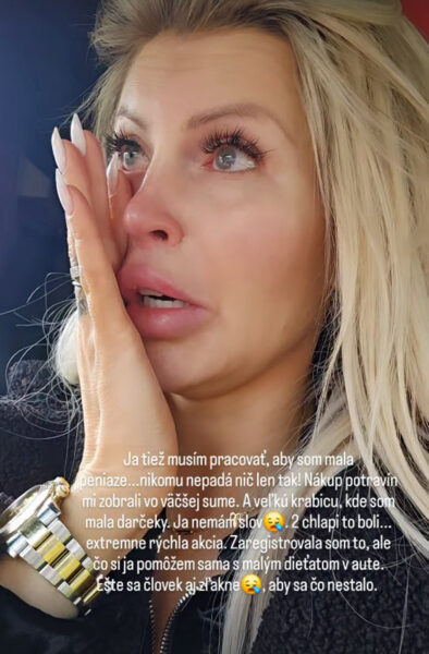 Lela Vémolová Ceterová byla dnes okradena. Zdroj: IG