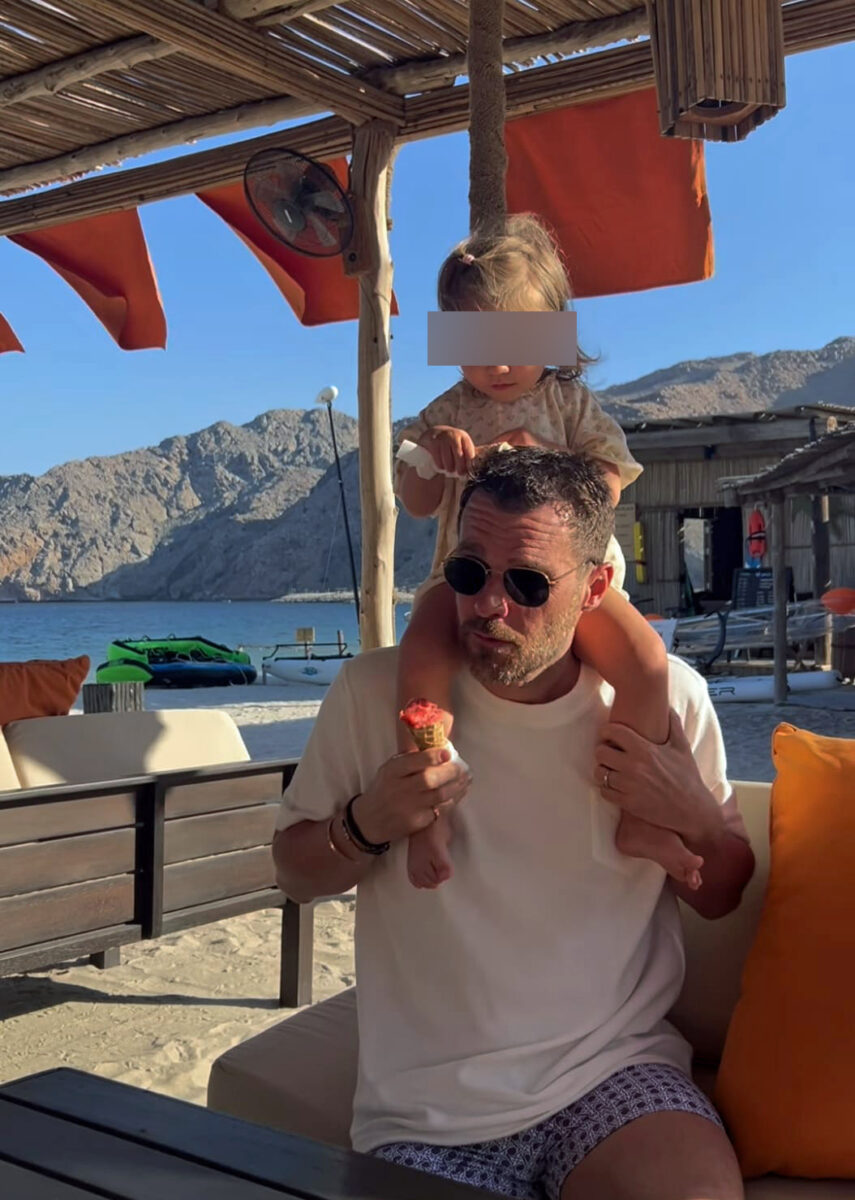 Leoš Mareš s dcerou Alex na luxusní dovolené v Ománu. Zdroj: IG