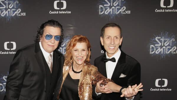 Richard Genzer, Tatiana Drexler a Zdeněk Chlopčík ve StarDance. Foto: Nextfoto