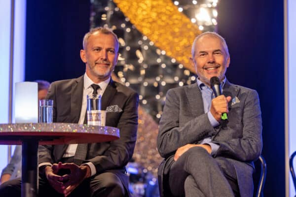 Jan Tománek a Marek Eben ve StarDance. Foto: Mikuláš Křepelka / ČT