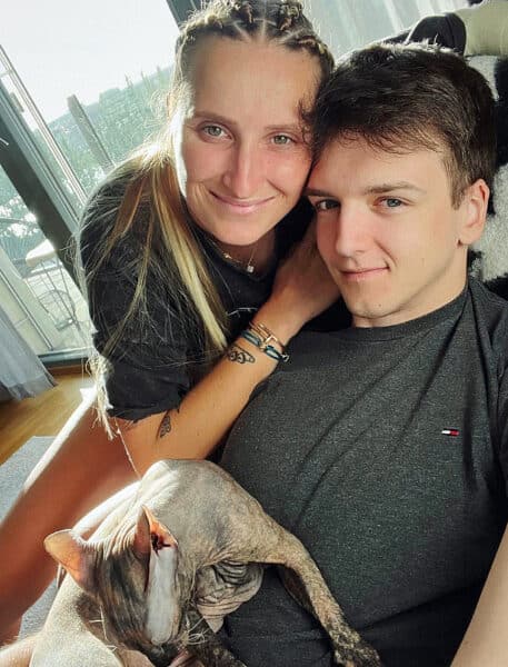 Štěpán Šimek a Markéta Vondroušová. Foto: IG