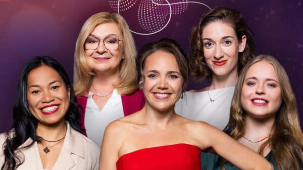 Chili Ta, Jana Palulová, Lucie Vondráčková, Marta Dancingerová a Martina Ptáčková ve StarDance 2024. Foto: ČT