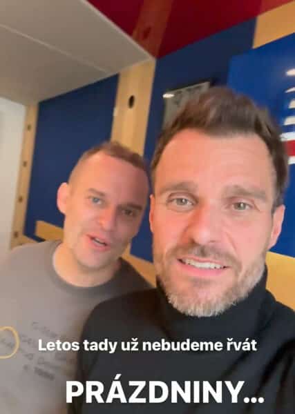 Pavel Cejnar a Leoš Mareš naposledy ve starém studiu.