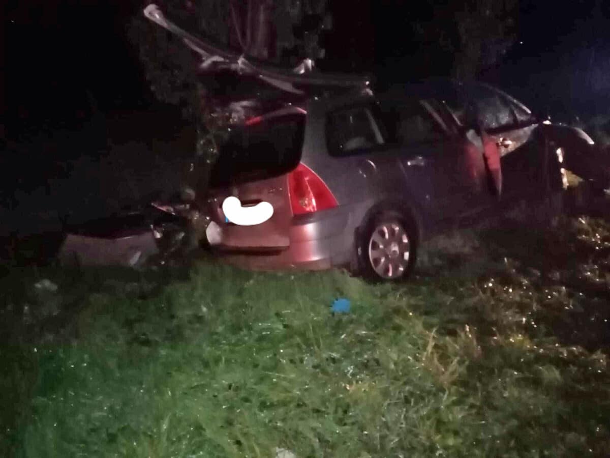 Tragická nehoda mladého řidiče u Cohustníkova Hradiště. Foto: FB/Bouračky kolem Miletína