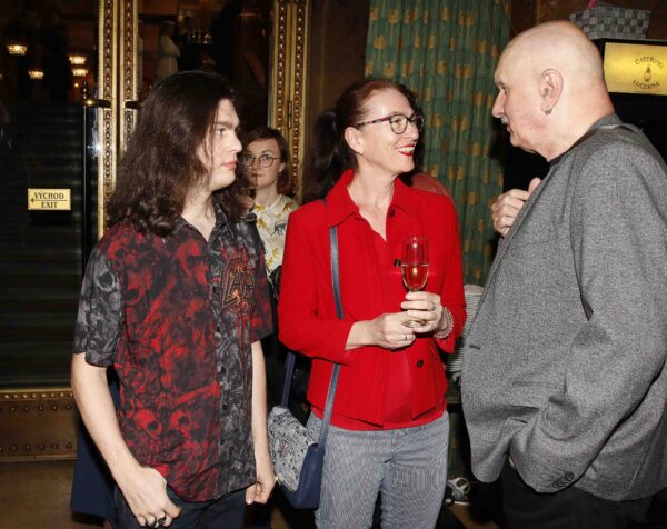 Syna Karla Šípa Jan Šíp a manželka Ivana Šípová na premiéře filmu Svatá. Foto: Nextfoto