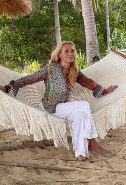 Tereza Pergnerová při natáčení nové reality show TV Prima na Filipínách. Foto: IG