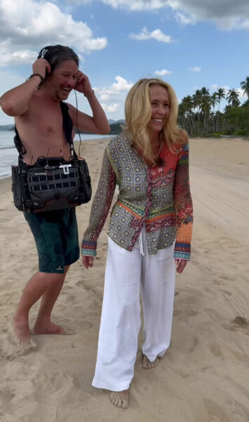Tereza Pergnerová při natáčení nové reality show TV Prima na Filipínách. Foto: IG