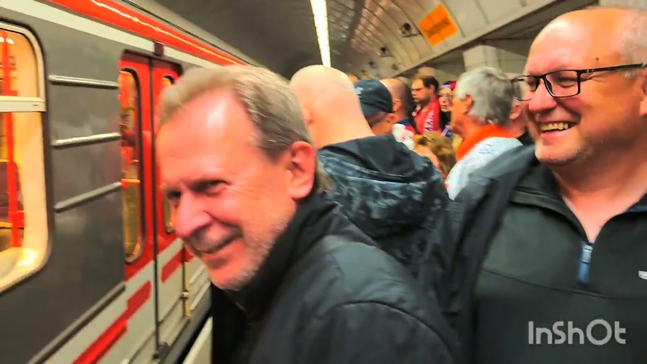 Video Thumbnail: Fanoušci mistrovství světa v hokeji 2024 zahltili metro