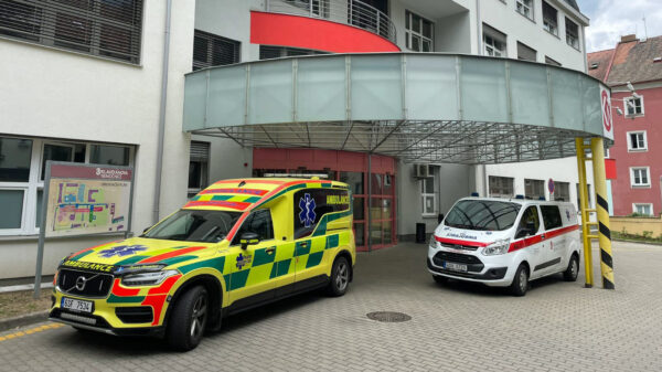 Na závodu Kolo pro život v Mladé Boleslavi zasahovali záchranáři. Foto: Trans Hospital Plus