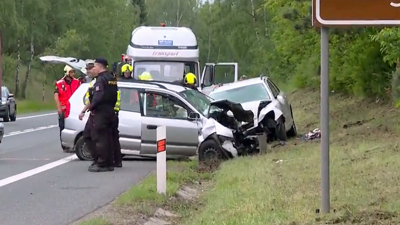 Tragická nehoda na Benešovsku. Foto: ZZS