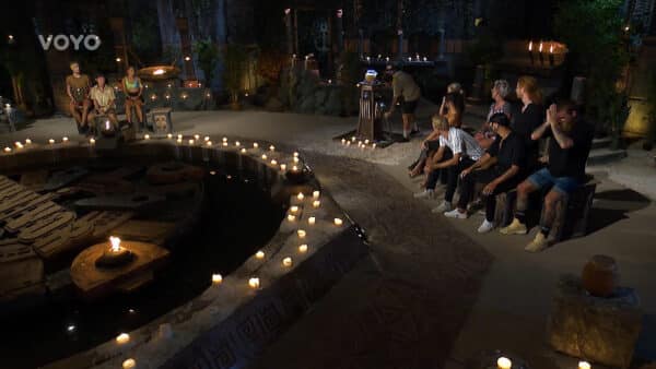 Poslední kmenová rada Survivor 2024. Zdroj: Voyo