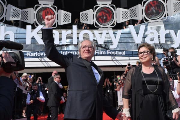 Herec Geoffrey Rush a herečka Jane Menelaus. Foto: FSF Karlovy Vary