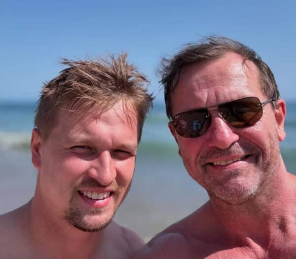 Jaromír Soukup vyrazil na dovolenou se synem Lukášem. Foto: IG