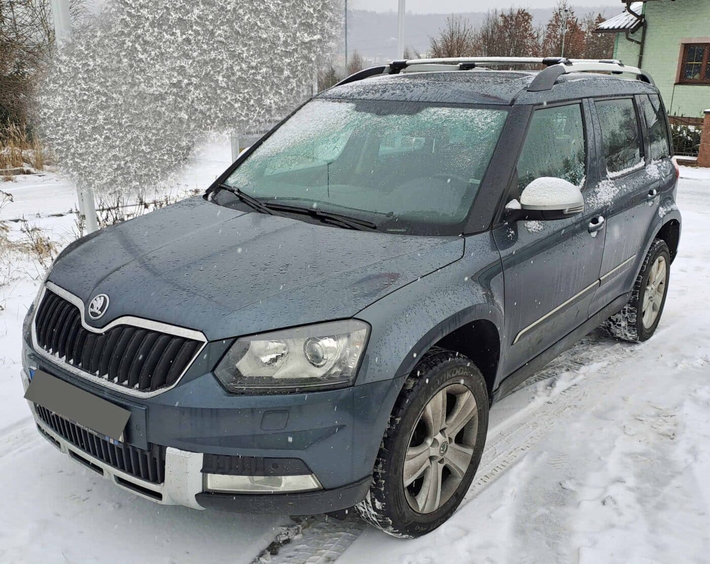 Dnes se draží také tato Škoda Yeti v pěkném stavu, vyvolávací cena byla 108 tisíc.