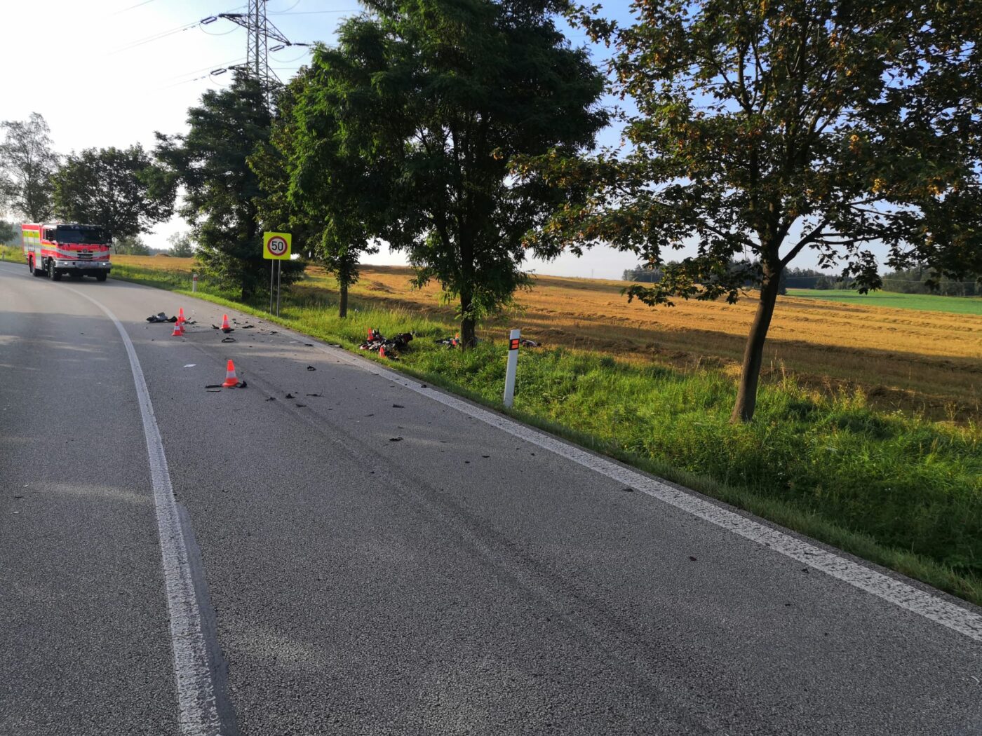 Tragická nehoda u Kardašovy Řečice. Foto: ZZS