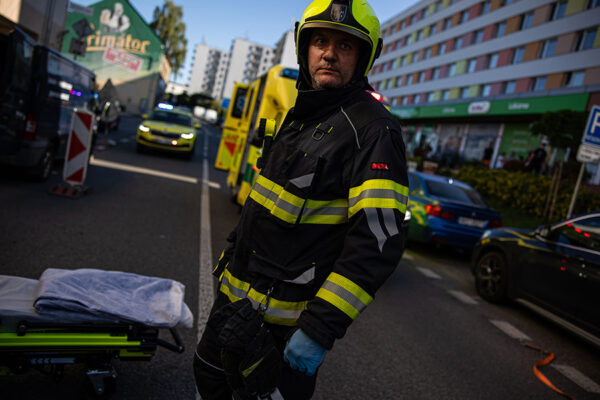 Tragická nehoda v Novém Městě nad Metují. Foto: HZS KHK
