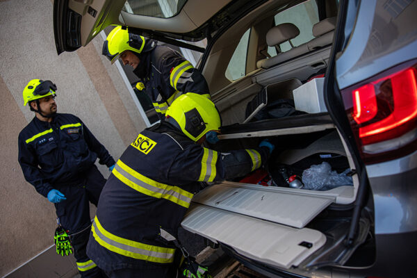 Tragická nehoda v Novém Městě nad Metují. Foto: HZS KHK