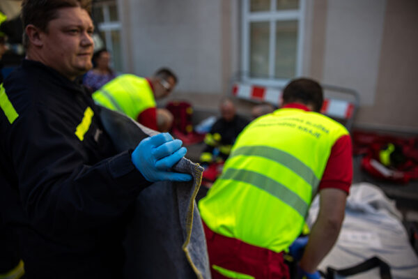 Tragická nehoda v Novém Městě nad Metují. Foto: HZS KHK