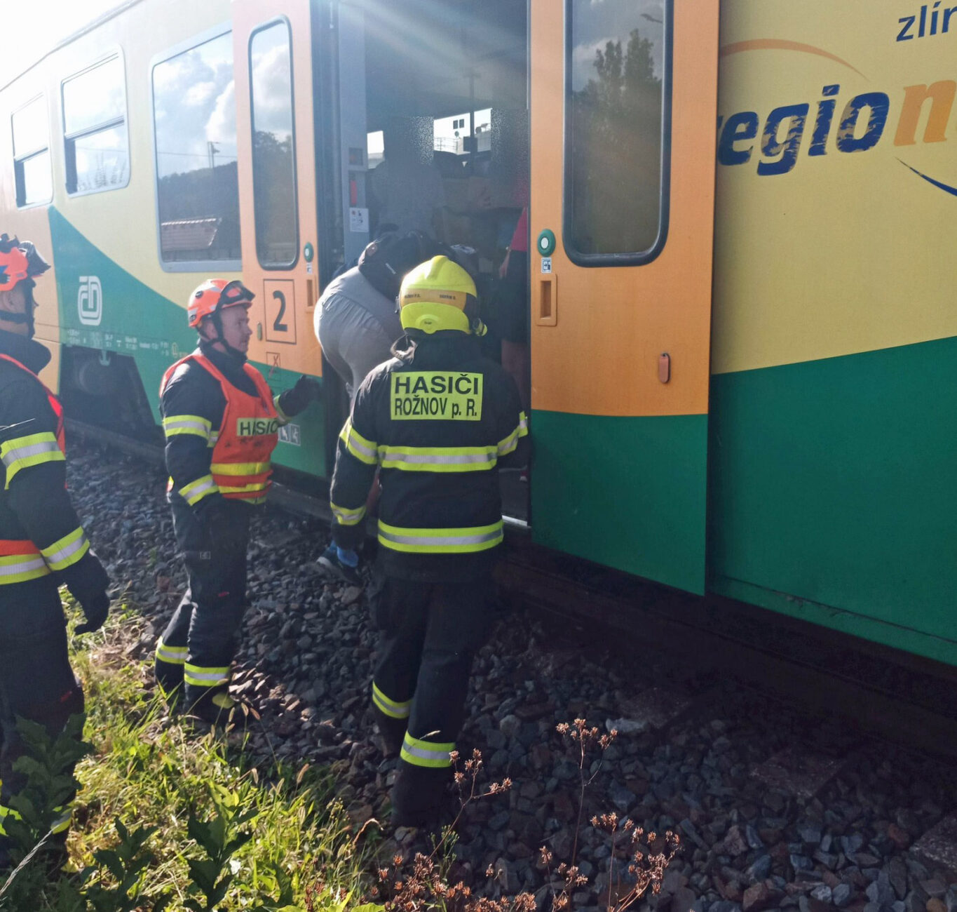 Tragická nehoda v Rožnově pod Radhoštěm. Foto: HZS