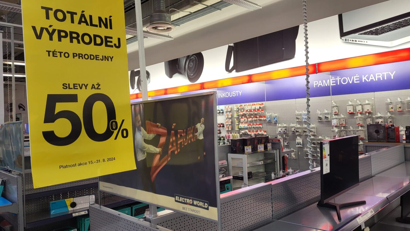 Electro World nasadil slevy až 50 procent. Foto: ČRzprávy