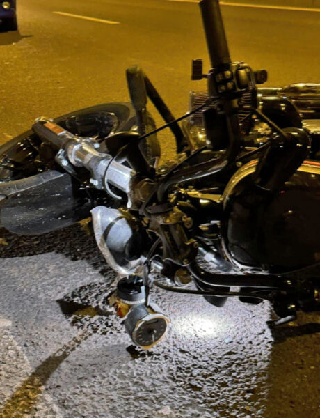 Ben Cristovao měl nehodu na motorce v tunelu v Praze.