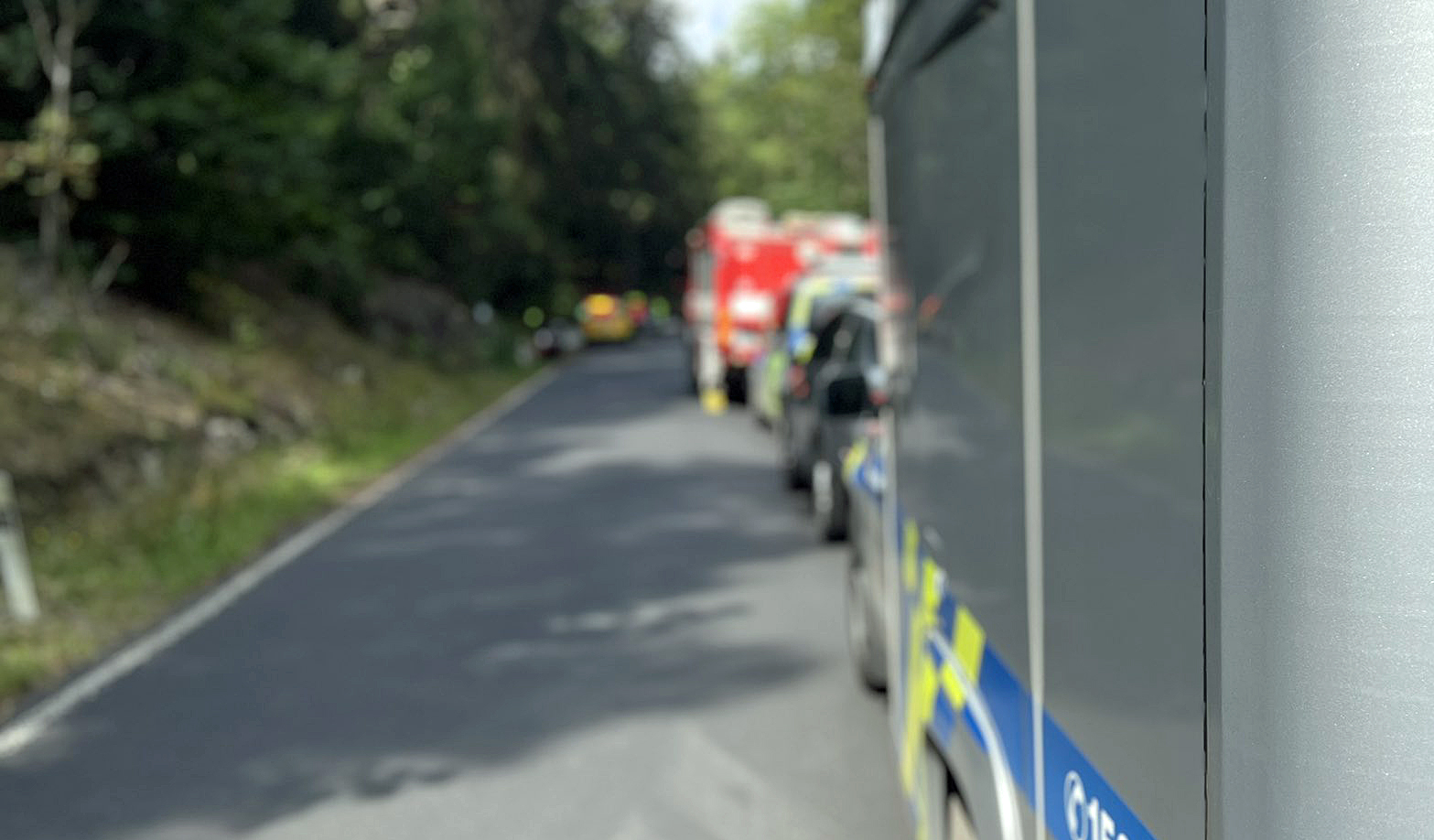 Tragická nehoda motorkářů u Nejdku. Foto: PČR