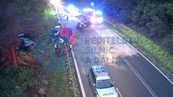 Tragická nehoda u Mírova. Foto: ŘSD