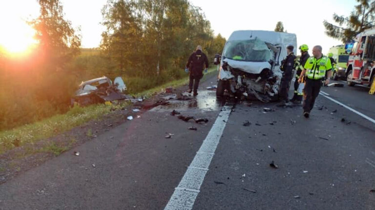 Vážná nehoda u Koclířova. Foto: HZS