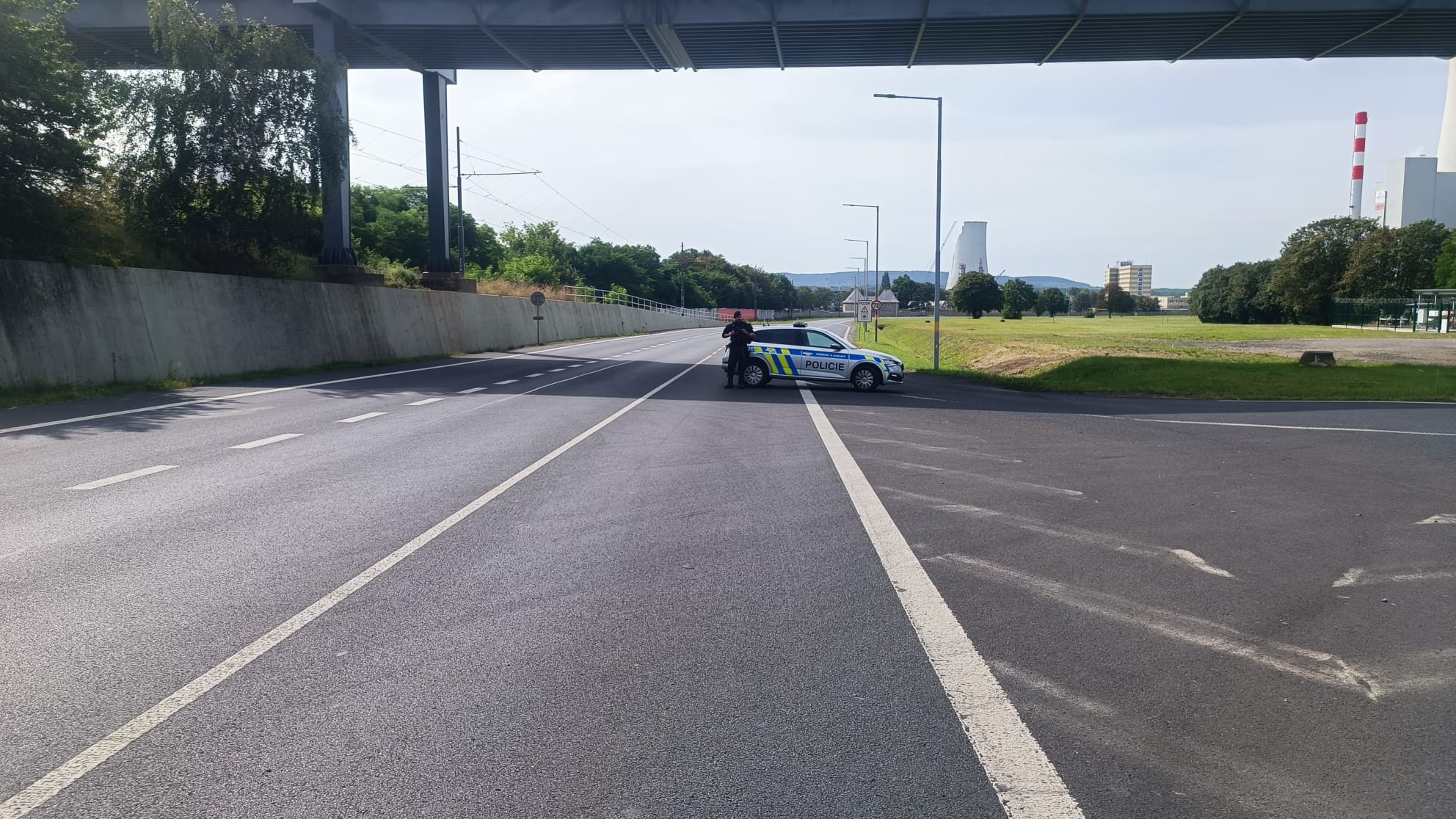 Policejní opatření v Litvínově, kde odpálí leteckou pumu.