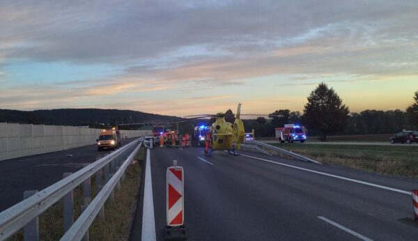 Vážná nehoda na D1 u Vyškova. Foto: HZS