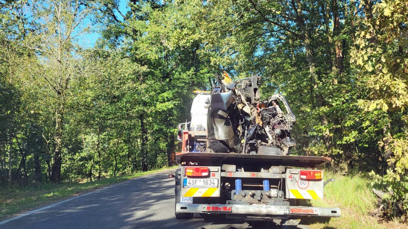 Tragická nehoda u Ledců na Mladoboleslavsku. Foto: ČRzprávy