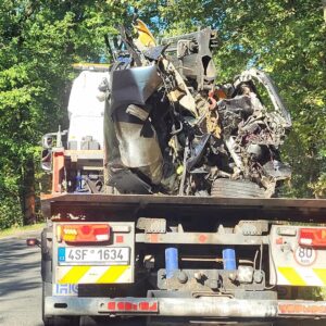 Tragická nehoda u Ledců na Mladoboleslavsku. Foto: ČRzprávy