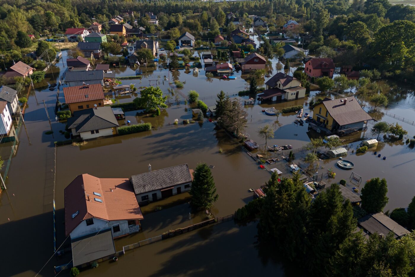 Jesenicko zničily povodně. Zdroj: HZS