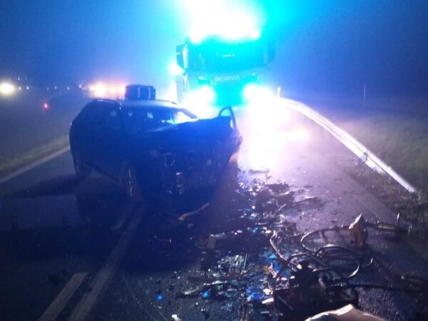 Vážná nehoda u obce Strojetice. Foto: HZS