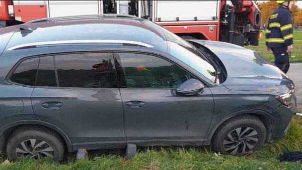 Tragická nehoda motorkáře ve Vochově u Plzně. Foto: HZS