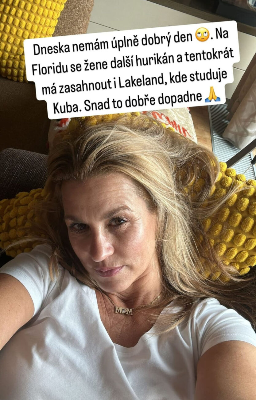 Monika Marešová má strach o syna Jakuba.