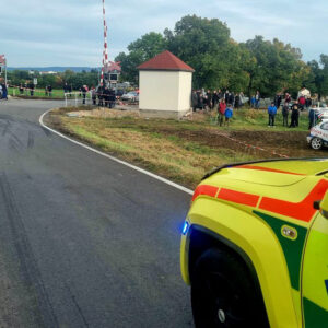 Vážná nehoda na Rally Hořovice. Foto: THP