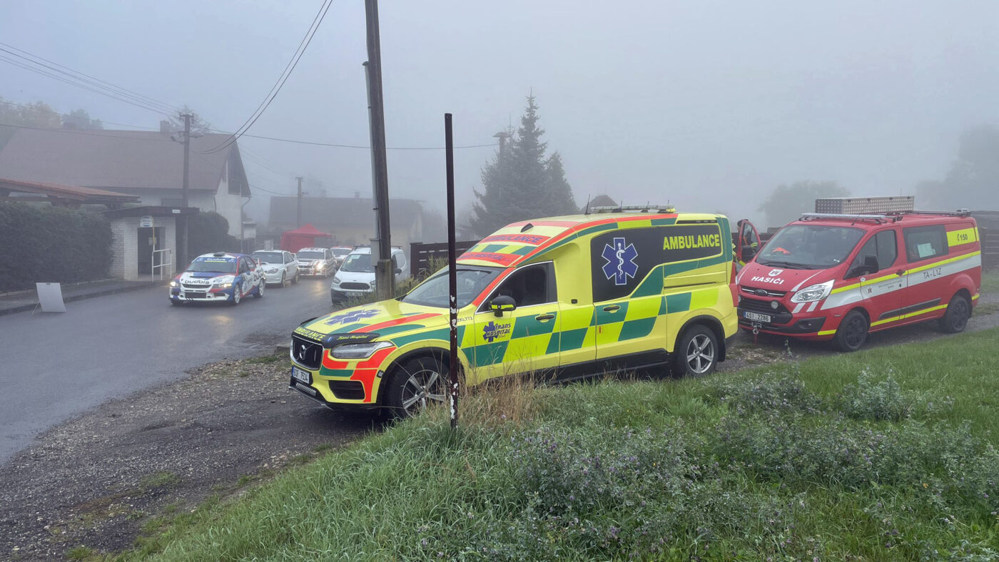 Vážná nehoda na Rally Hořovice. Foto: THP